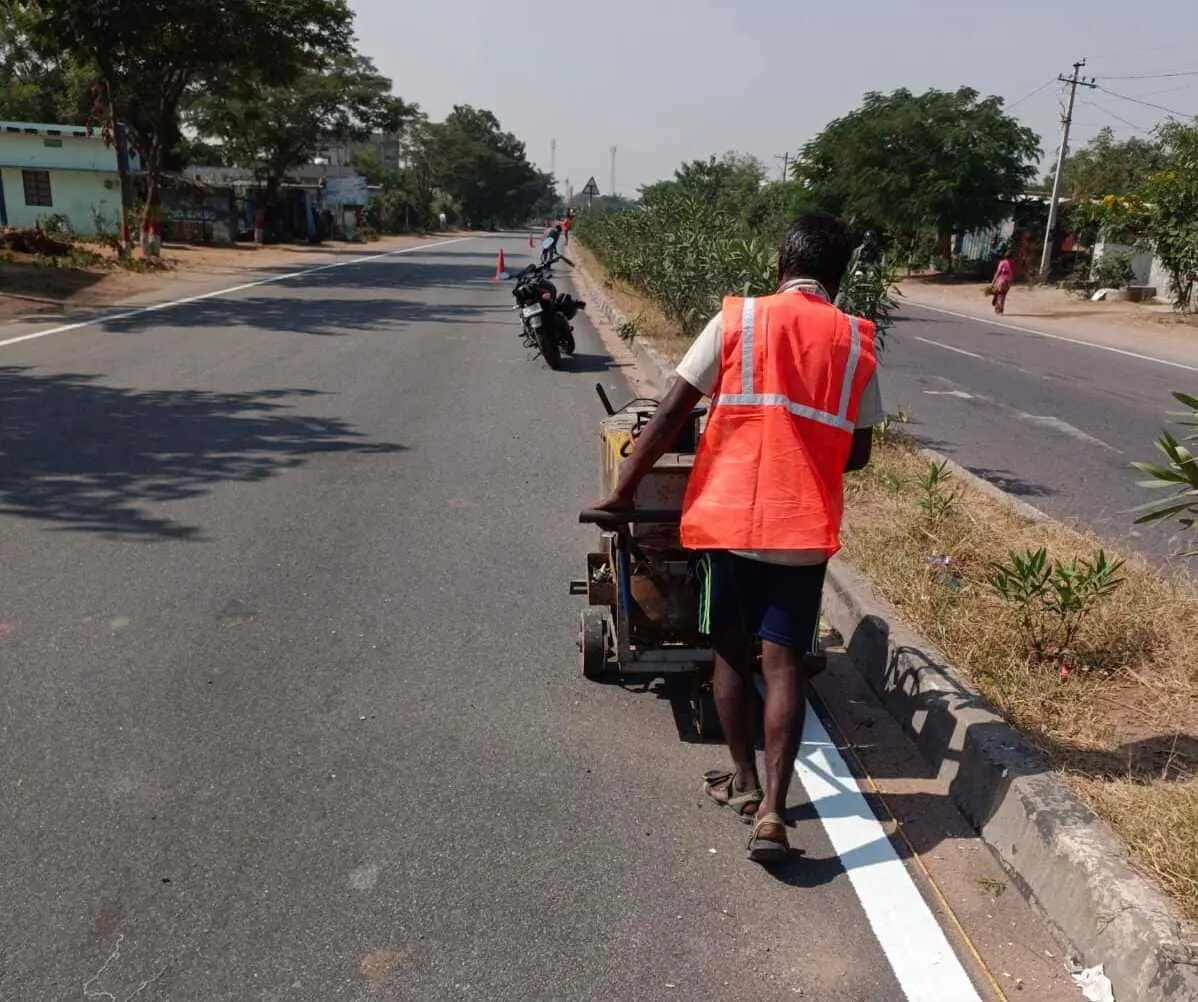 Professional road marking equipment